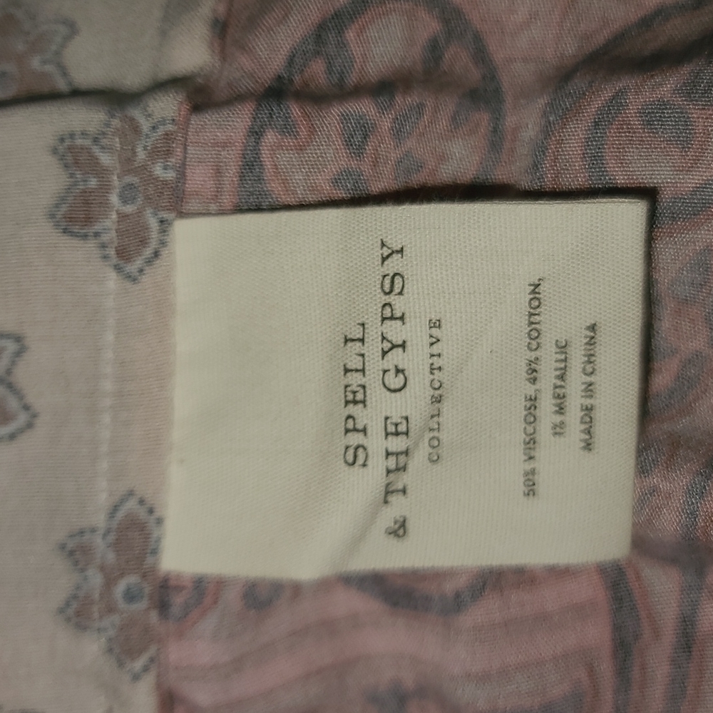 Rare Spell Designs Renew Patchwork Maxi Dress Gow… - image 8